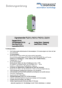 Bedienungsanleitung FU210/IV210/PV210/ZU210