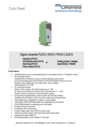 Data Sheet FU210/IV210/PV210/ZU210 Data Sheet FU210/IV210/PV210/ZU210