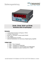 Bedienungsanleitung Serie DX345-348