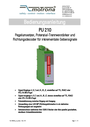 Bedienungsanleitung PU210
