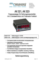 Bedienungsanleitung AX321
