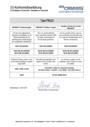 Déclaration de conformité