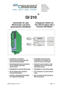 Bedienungsanleitung GI210