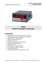 Bedienungsanleitung AX020
